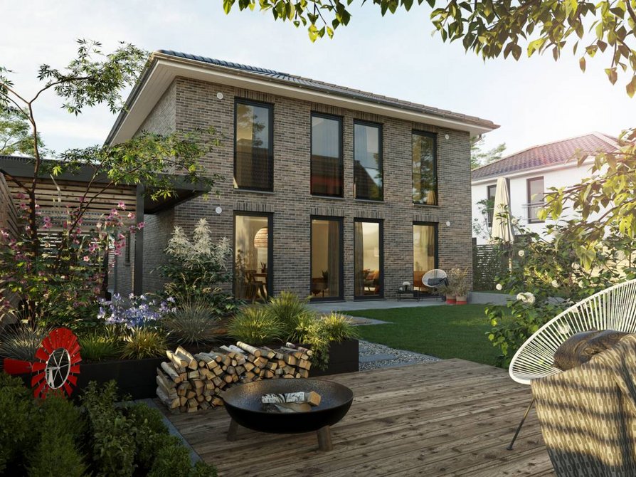 Stadtvilla-145-Garten-Klinker